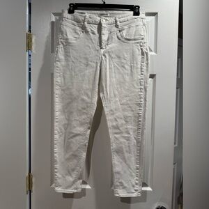 Vigoss Women's White Ankle & Cropped Jeans